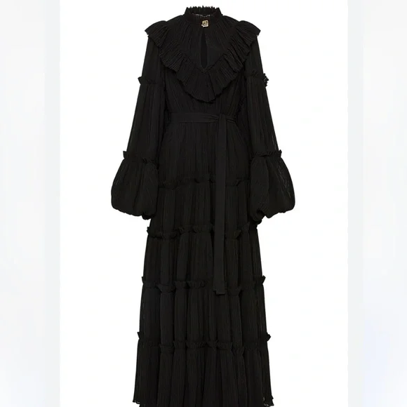 Aje Robyn Tiered Midi Dress - Picture 3 of 12